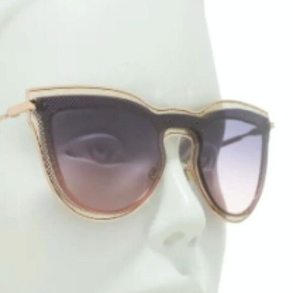 Valentino 34mm Individual Cat Eye Sunglasses Rose gold gradient - Picture 3 of 13